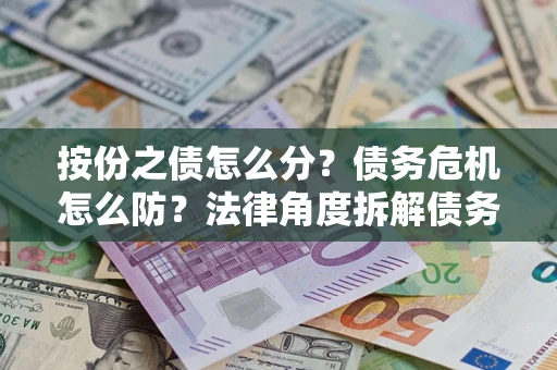 武汉按份之债怎么分？债务危机怎么防？法律角度拆解债务分配与风险自保指南