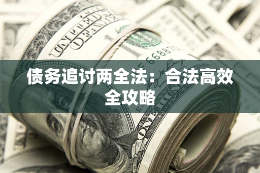 武汉债务追讨两全法：合法高效全攻略