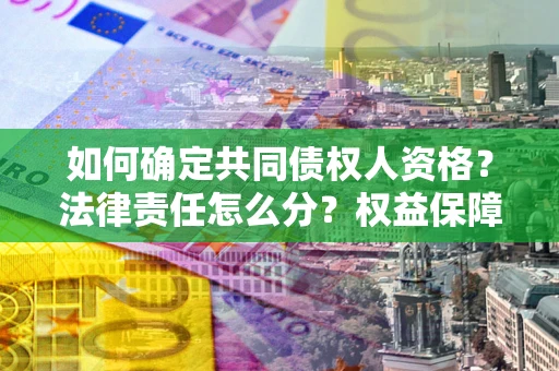 武汉如何确定共同债权人资格？法律责任怎么分？权益保障技巧揭秘！