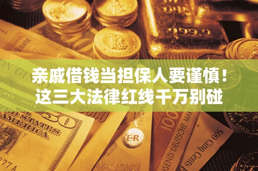 武汉亲戚借钱当担保人要谨慎！这三大法律红线千万别碰