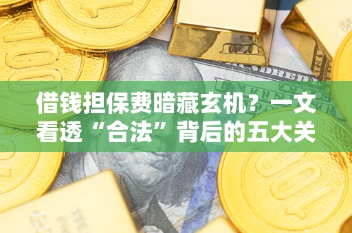 武汉借钱担保费暗藏玄机？一文看透“合法”背后的五大关键陷阱