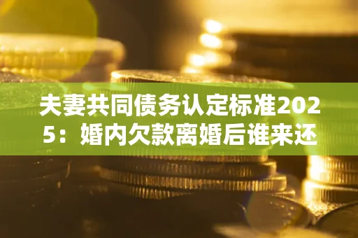 武汉夫妻共同债务认定标准2025:婚内欠款离婚后谁来还? 武汉夫妻共同债务认定标准2025:婚内欠款离婚后谁来还?