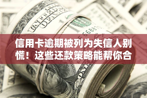 武汉信用卡逾期被列为失信人别慌！这些还款策略能帮你合法止损