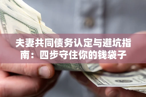 武汉夫妻共同债务认定与避坑指南：四步守住你的钱袋子