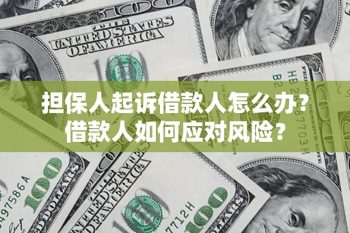 武汉担保人起诉借款人怎么办？借款人如何应对风险？
