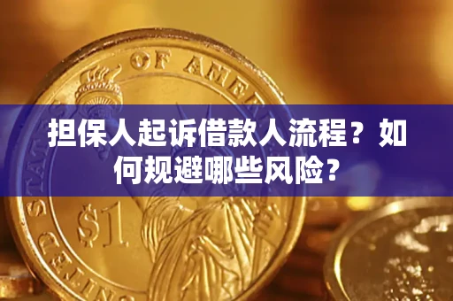 武汉担保人起诉借款人流程？如何规避哪些风险？