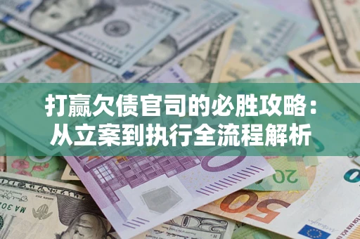 武汉打赢欠债官司的必胜攻略：从立案到执行全流程解析