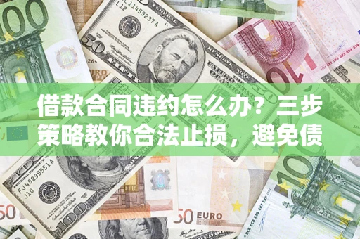 武汉借款合同违约怎么办？三步策略教你合法止损，避免债务危机升级