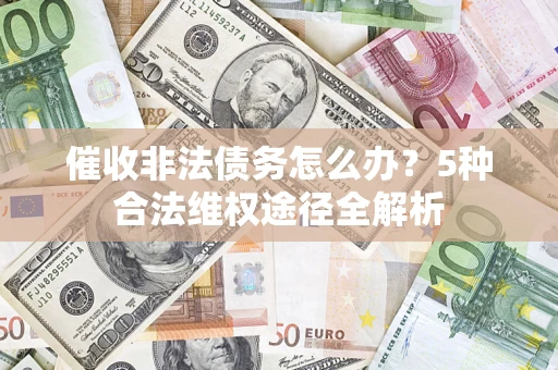 武汉催收非法债务怎么办？5种合法维权途径全解析